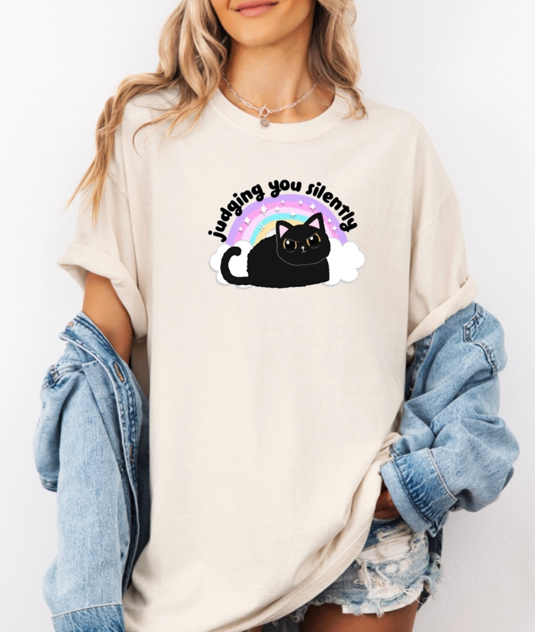 Judging you silently • comfort colors
