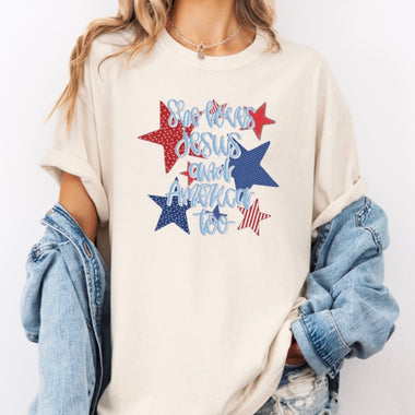 She loves Jesus and America too • Comfort Colors