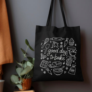 It’s a good day to bake tote bag