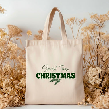 Small Town Christmas Tote Bag