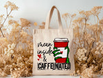 Mean Inside but Caffeinated Tote Bag