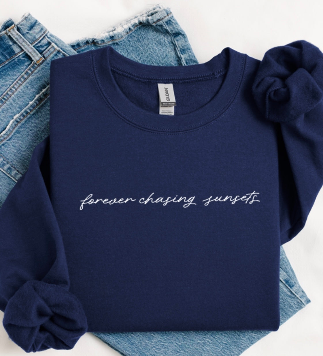 Forever chasing sunsets sweatshirt