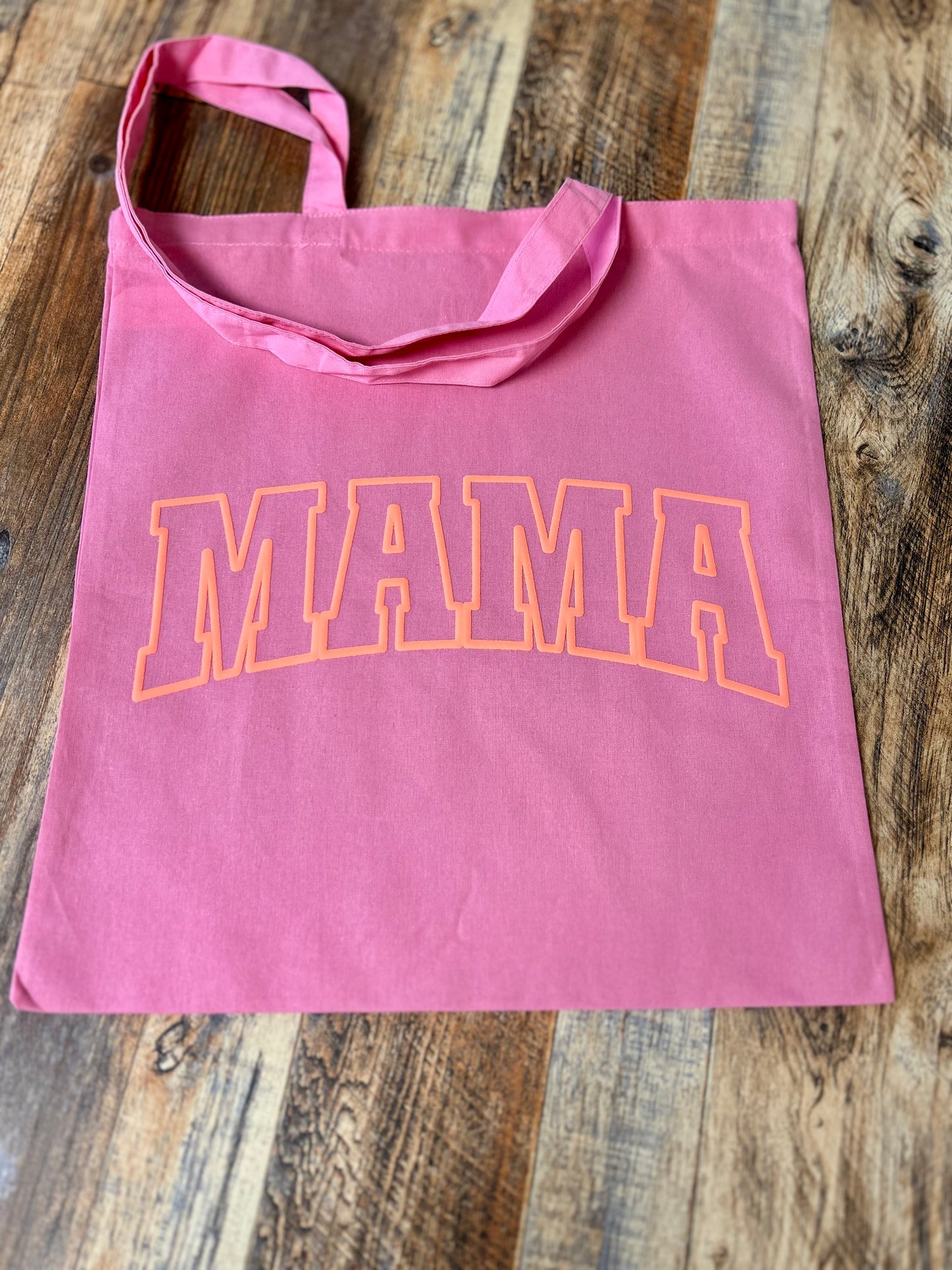 Mama (puff print) tote bag