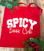 Spicy book club Tote Bag • red