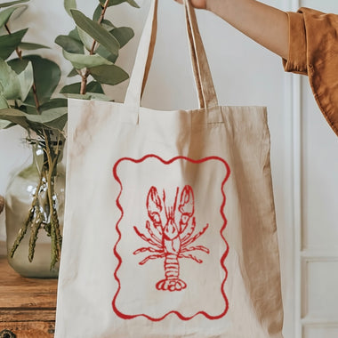 Lobster doodle Tote Bag