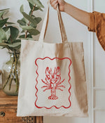 Lobster doodle Tote Bag