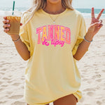 Tanned & Tipsy t-shirt • Comfort Colors