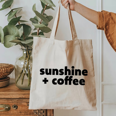 Sunshine & coffee Tote Bag