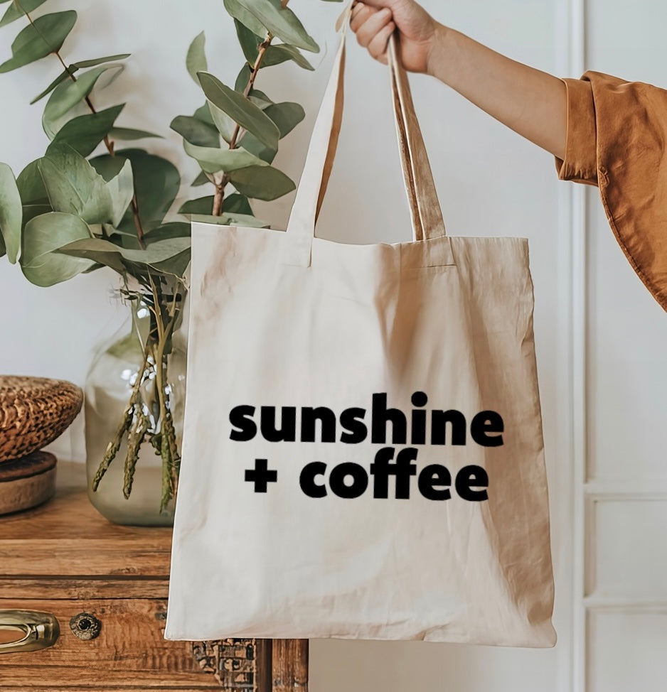 Sunshine & coffee Tote Bag