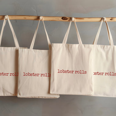 10” Lobster rolls small tote bag