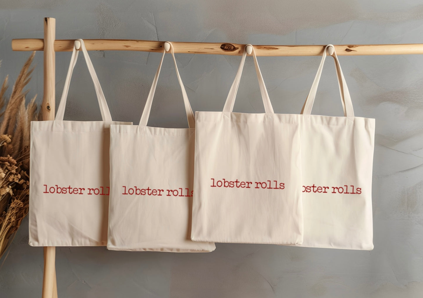 10” Lobster rolls small tote bag