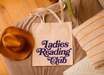 Ladies reading club tote bag
