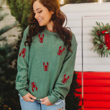 Christmas Edition Little Lobsters sweatshirt
