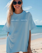 Saltwater + sunsets t-shirt