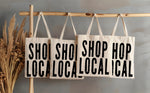 Shop Local small tote bag • distressed
