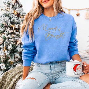 Merry & Bright (metallic gold)