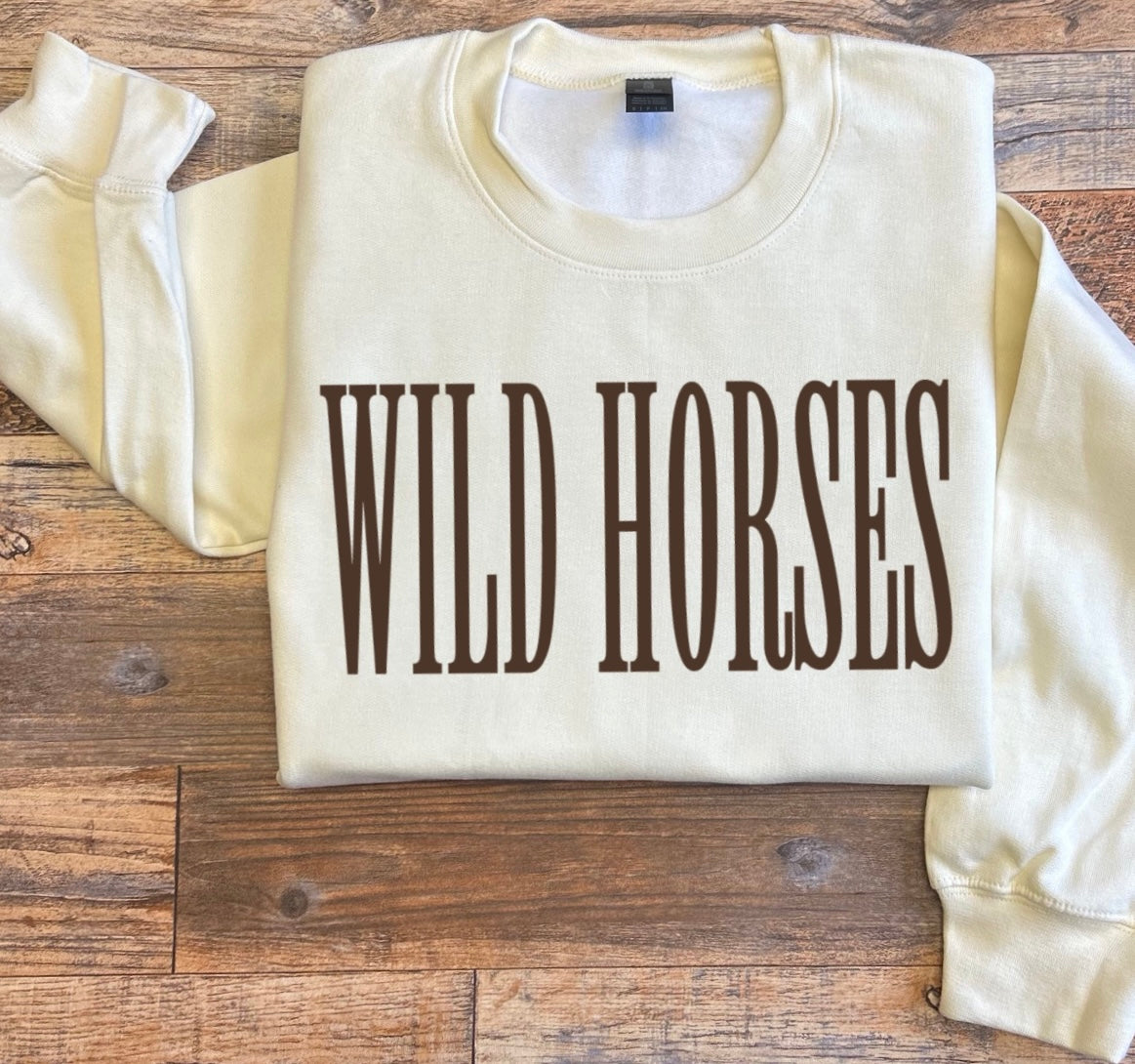 Wild Horses • softstyle crew