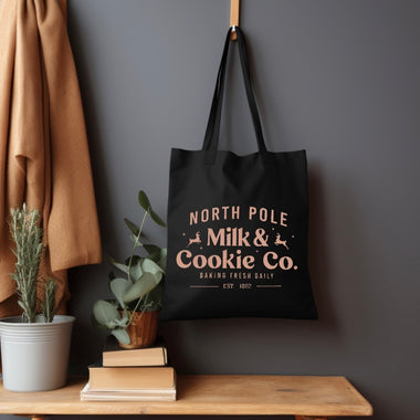 North Pole Milk & Cookie Co. Tote Bag