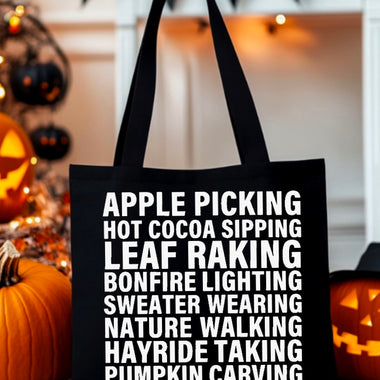 All the fall things tote bag