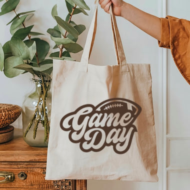Game Day tote bag • football script