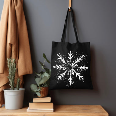 Snowflake tote bag