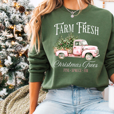 Farm Fresh Christmas Trees • vintage truck