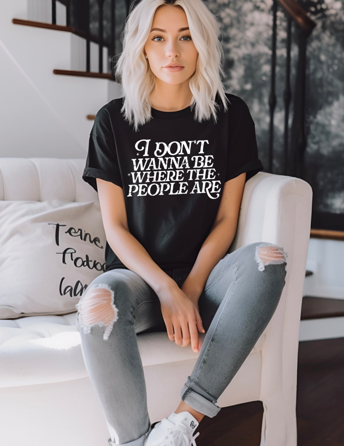 I don’t wanna be where the people are