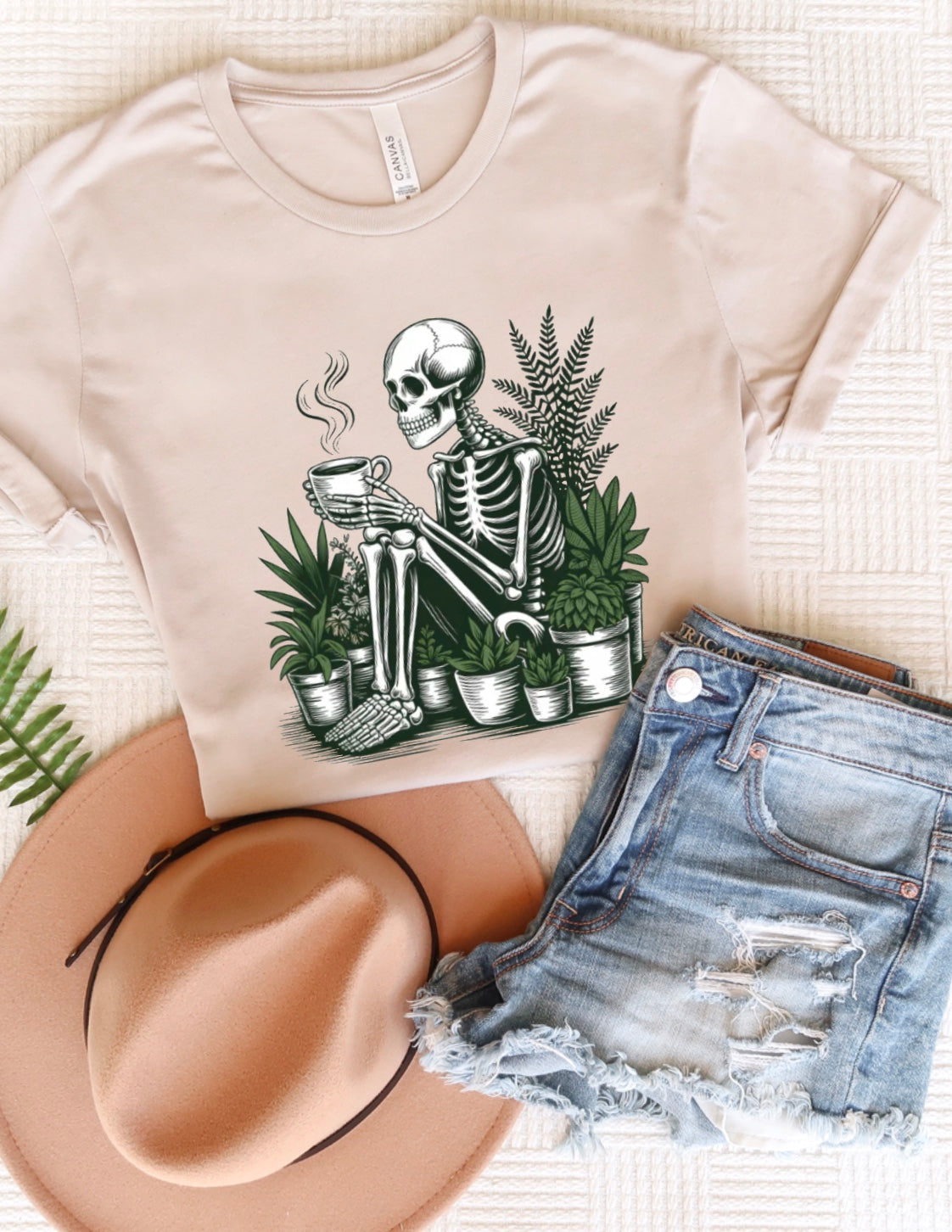 Coffee & plants skeleton