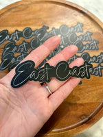 East Coast sticker