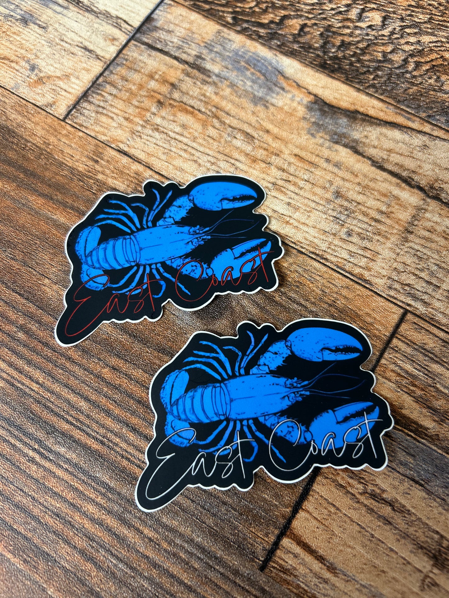Blue East Coast Lobster sticker