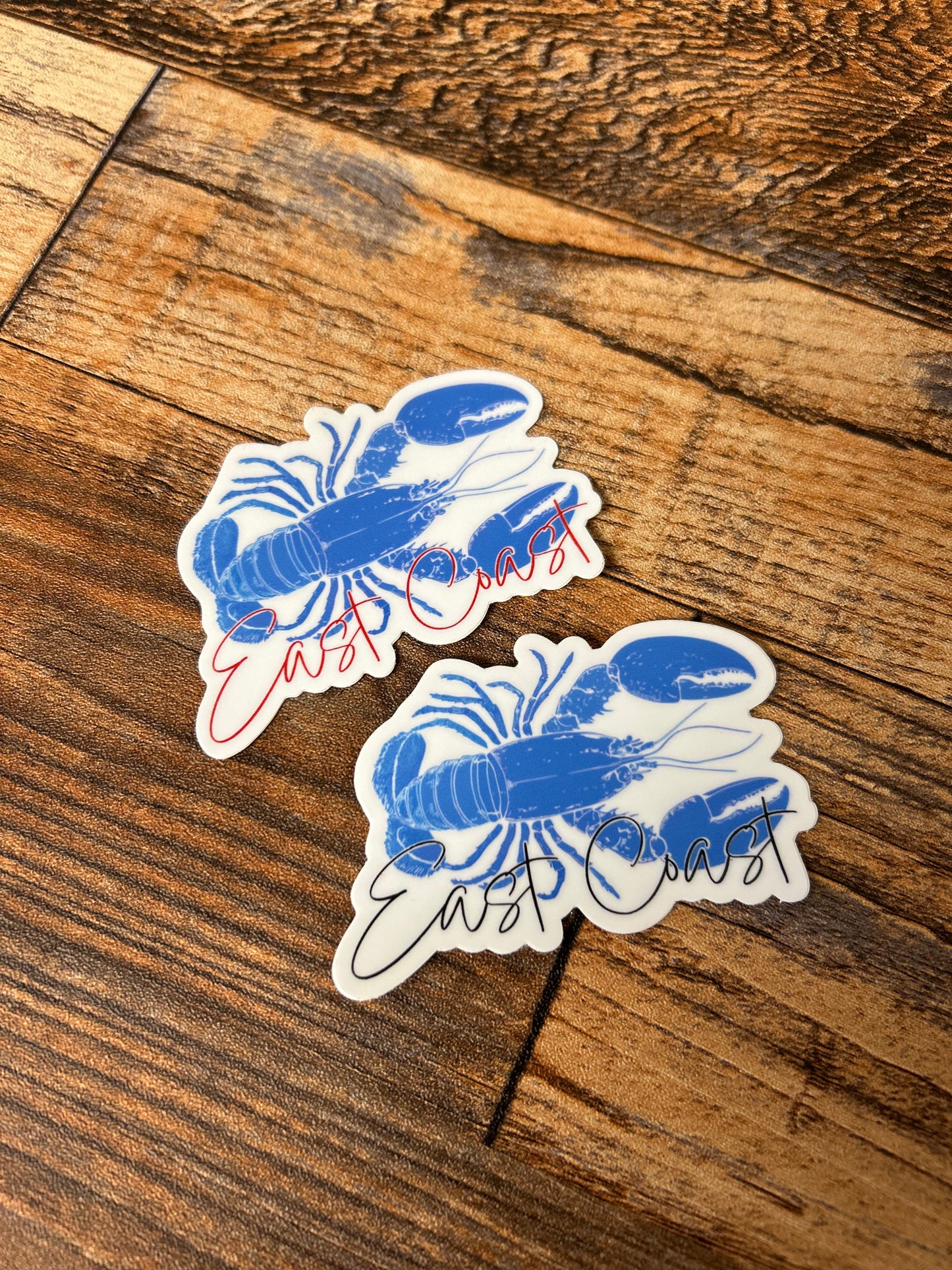 Blue East Coast Lobster sticker