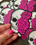 A|R Skull Pink Sticker