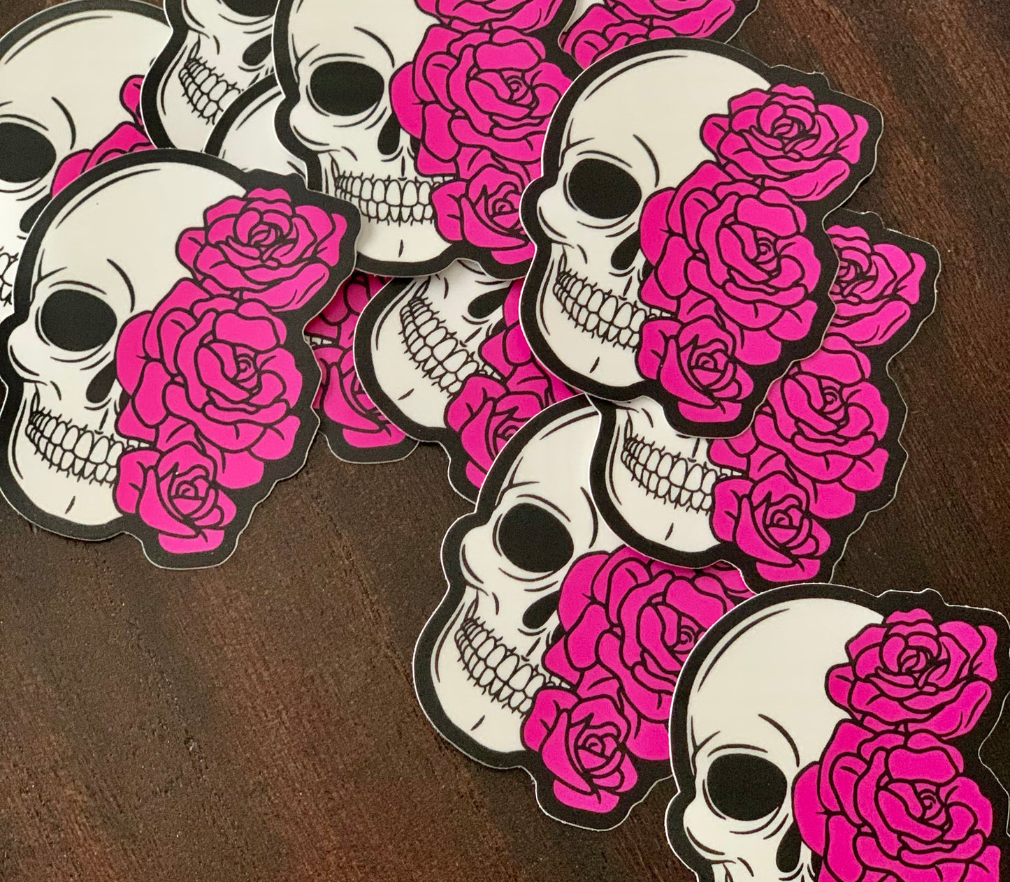 A|R Skull Pink Sticker