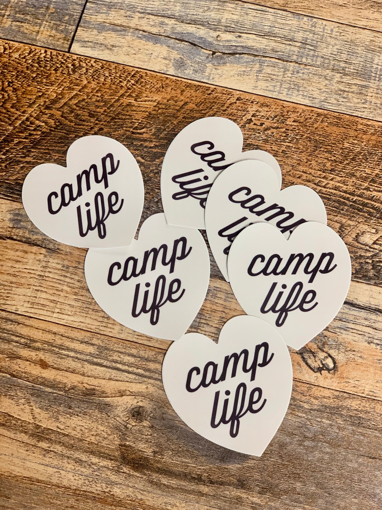 Camp life sticker