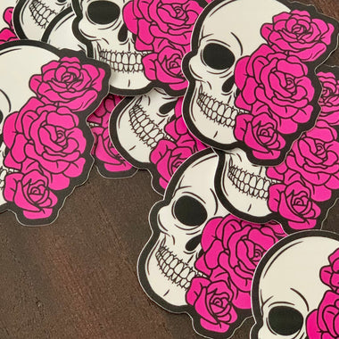 A|R Skull Pink Sticker