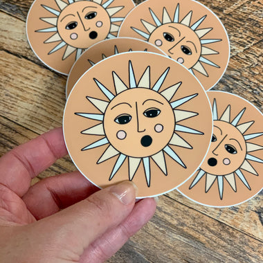 Sun sticker
