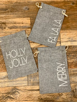 Gray Holiday Bags