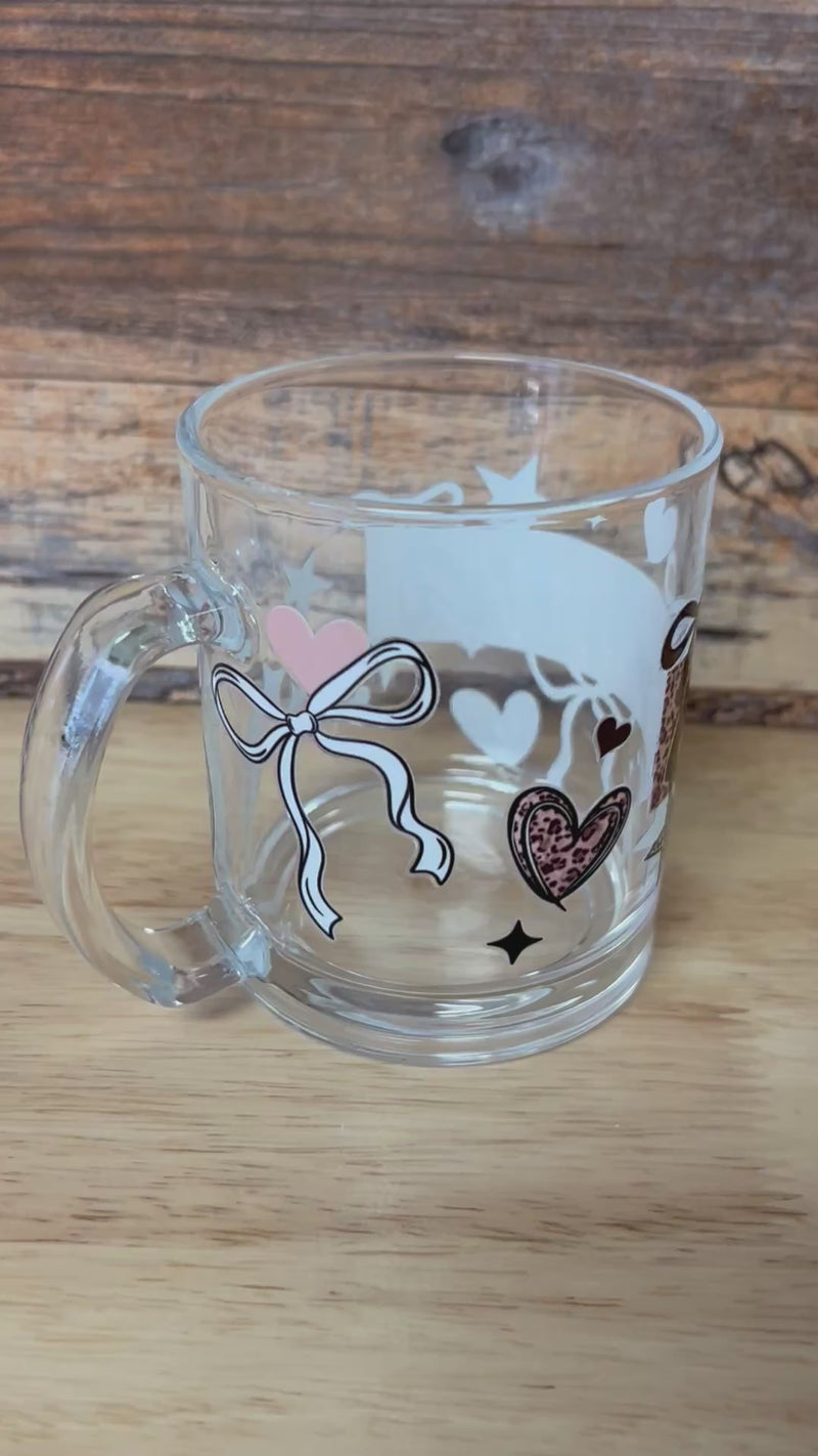 Wild Mama Glass coffee mug
