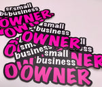 Small Business Owner Sticker