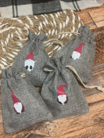 Set of 4 Gnome Gift Bags