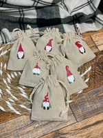 Set of 6 Gnome Mini Gift Bags