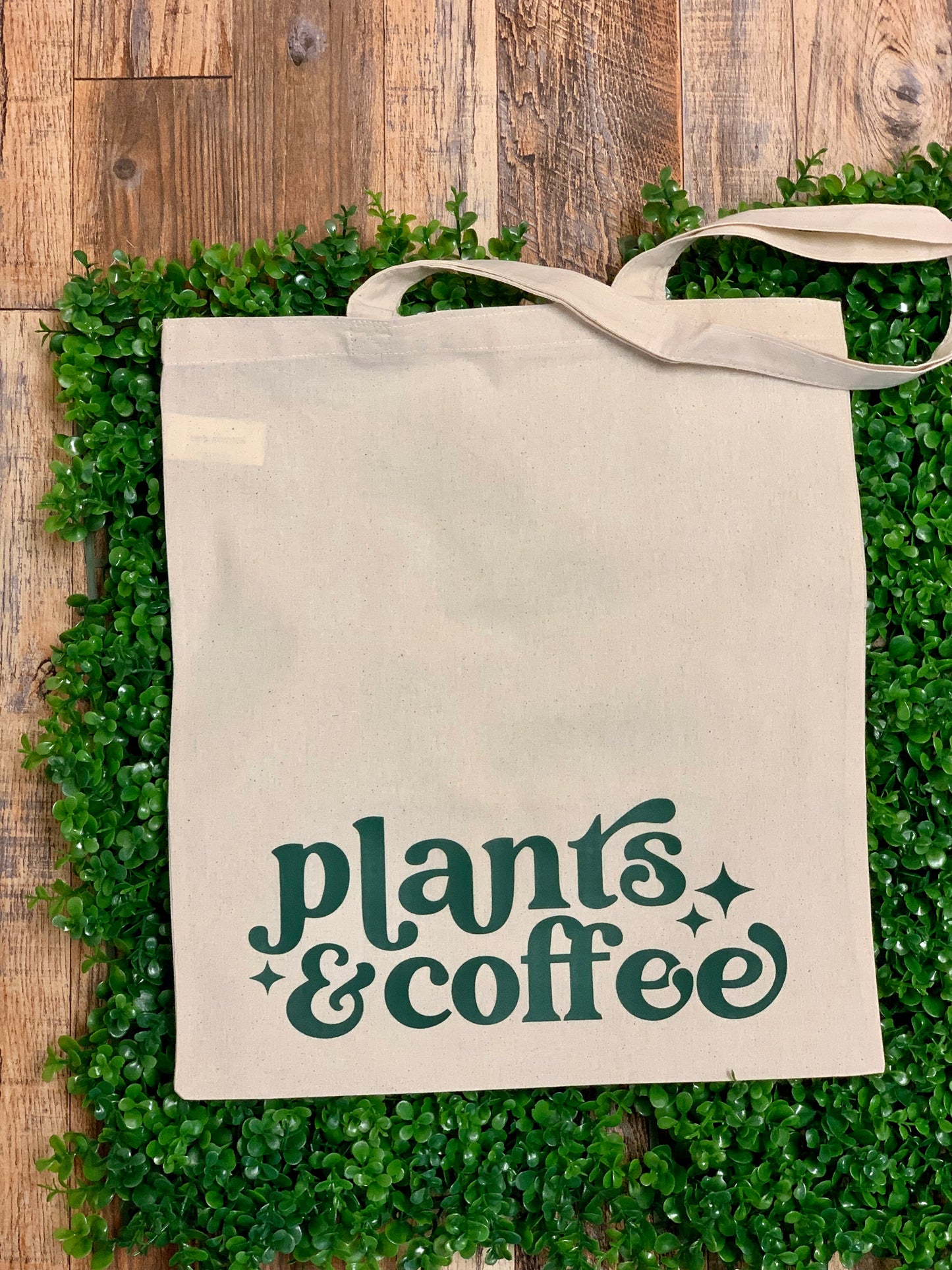 Plants & Coffee Tote Bag