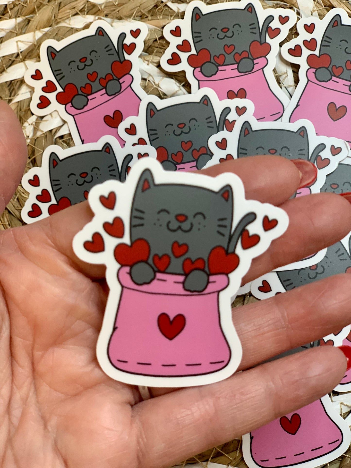 Cat Love Sticker