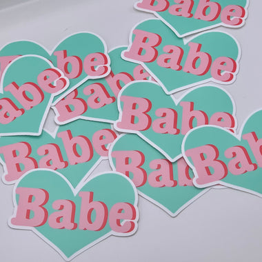 Retro Babe Sticker