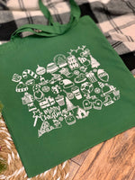 Xmas Favs Green Tote Bag