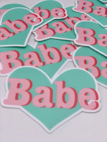 Retro Babe Sticker