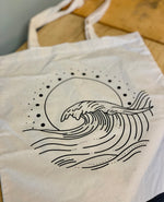 Beach Waves Tote Bag