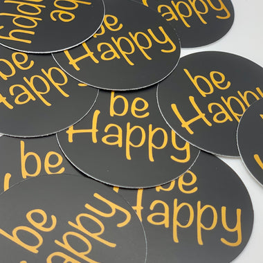be Happy Sticker