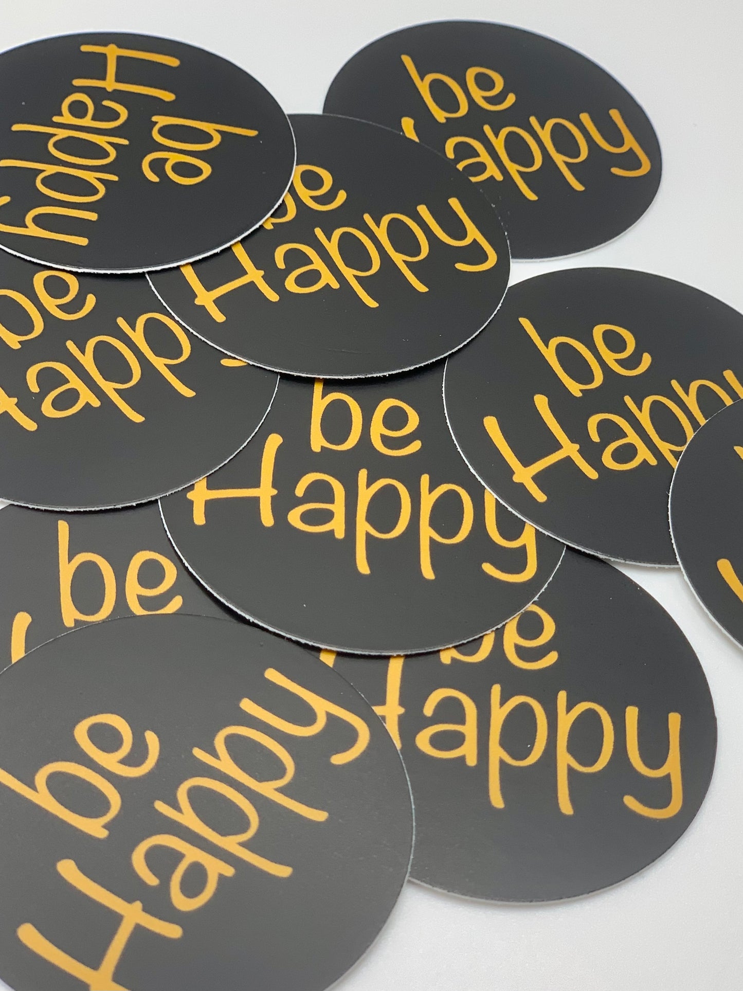 be Happy Sticker